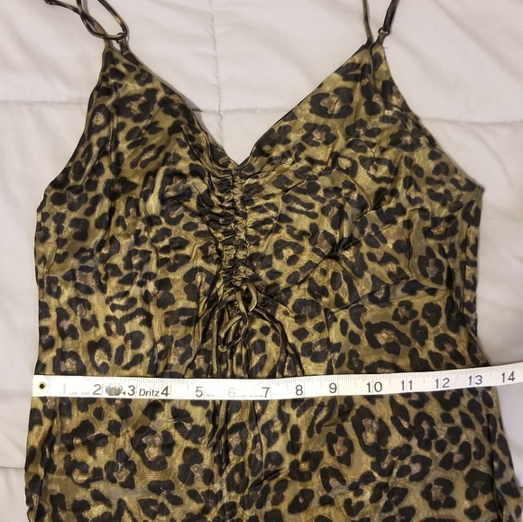 Zara leopard slip dress small - Picture 2 of 6
